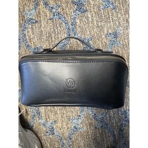 Valdy Luxury Cosmetic Bag Black Travel Makeup Organizer Case With Box Gift Set